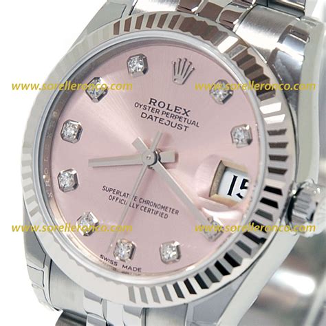 rolex rosa pille|Rolex datejust 31.